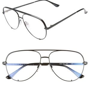 Quay High Key 58mm Blue Light Blocking Glasses